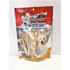 四寶的店 附發票 Armonto 阿曼特 潔牙嚼嚼 牛皮捲/牛奶骨/潔牙骨, 1個, 【牛奶嚼嚼棒 M號 360g/包】