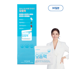 [모아담다] 피부 & 항산화를 모아담다 모듬팩 히알루론산 코엔자임Q10 비타민 C A, 1개, 30회분