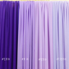 [청라핸즈] 대폭 쉬폰 -보라계열, 진보라35