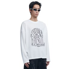 노매뉴얼 S.N.A KNIT LONG SLEEVE - WHITE 388991