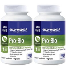 ENZYMEDICA 益生菌素食膠囊, 90顆, 2罐