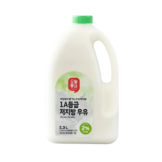 오늘좋은 1A등급 저지방우유, 2개, 2.3L