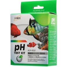 GLOBAL pH 測試劑 適用於水族箱水質測試, 1個, PH測試劑4.0-10.0 ,ST-432
