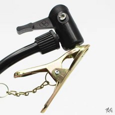 英式氣嘴接頭 自行車老式打氣嘴打氣筒氣嘴法式轉換頭英嘴氣筒夾子 打氣筒配件氣筒美嘴轉換英嘴夾子老式氣嘴轉換頭轉換嘴連接器, 1個