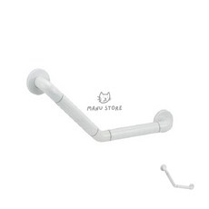 [투마누] 화장실손잡이 병원손잡이 욕실손잡이 135도 화장실 안전보조손잡이 8873 300x300mm 백색