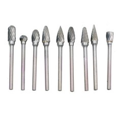 3mm柄x6mm 日式 特級 單割 10件組 鎢鋼刀 滾磨刀組 引擎研磨刀 硬合金 鎢鋼 研磨刀整修, 單割10PCS組適合鋁)