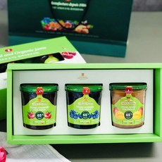 프로방스 유기농 스프레드 잼 프랑스 과일잼 선물세트 4만원대선물 딸기 무화과 망고잼 3개입, 3세트, 350g