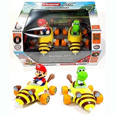 CARRERA RC 마리오 & 요시 범블비 Twinpack/무선조종장난감/닌텐도 마리오 카트/키덜트/슈퍼마리오/마리오카트/Mario Kart/무선조종자동차/RC카, 1개
