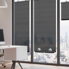 무타공 암막 붙이는 블라인드 창문 주름 햇빛가리개 미니 설치