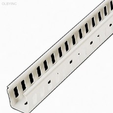 PVC 닥트 2M 60x40mm 바디만 10EA 에어컨배관커버 노 인테리어마감재 전선가리개, 상세페이지 기재, 10개
