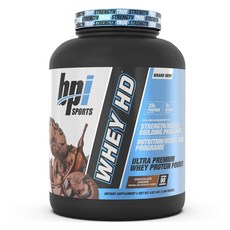 Bpi Whey HD優質乳清蛋白粉 巧克力餅乾風味, 1個, 1850g