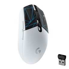 로지텍 G305 K/DA LIGHTSPEED 무선 게임용 마우스 공식 리그 오브 레전드 KDA 게임 장비 HERO 12 000 DPI 6개의 프로그래밍 가능한 버튼