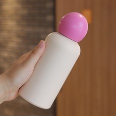 Trendy Streets 不鏽鋼保溫杯, 1個, 粉色 400Ml