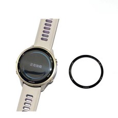 Garmin Forerunner 570 3D曲面複合手錶保護貼 軟膜 全螢幕保護 適用42mm 47mm, 47mm黑, 1個