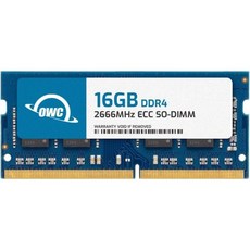 OWC 메모리 32GB(2x16GB) Synology D4ECSO-2666-16G D4ES01-16G와 호환 | DDR4 2666MHz PC4-21300 ECC SODIMM, 16GB