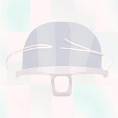 주방 식당 업소용 조리용 위생 입가리개 마스크 투명, 1개, 투명(턱받침)