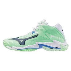 Mizuno Wave Lightning Z8 Mid 男 排球鞋 綠 白 V10GA240586, 1個, 24.0 CM