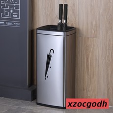 不銹鋼雨傘桶 傘架 雨傘收納架 酒店大堂商用傘桶 門口傘筒, 砂銀鋼(不含雨傘), 1個