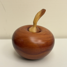 木製蘋果造型擺件, 龍柏蘋果, 1個