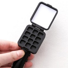 3D프린팅 미니 물감 파레트 블랙 팔레트 손목시계형, 1개, 블랙 12칸, 기본 색상