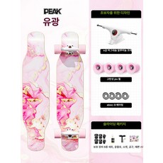 성인용롱보드 초보자 레저용 스케이트보드, 1개, 플로잉 라이트