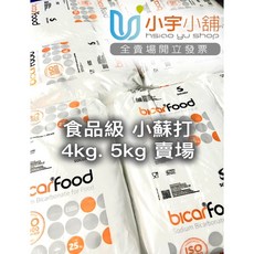 Solvay 小蘇打粉 食品級原料, 1個, 小蘇打(禁止用於食品),5kg(1kg*5包)
