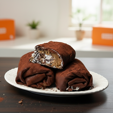 몬트쿠키 수제 두바이 초콜릿 수건 케이크 블랙 프라이데이 커플 선물 결혼식 답례품 기념일 행사, 1개, 300g