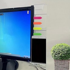 아크릴 모니터 메모보드 메모클립, 아크릴 모니터 메모보드_클립형(좌)