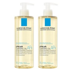 라로슈포제 리피카 AP+ 리피드 리플레니싱 클렌징 오일, 2개, 400ml