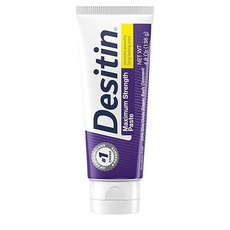 Desitin Maximum Strength Baby Diaper Rash Cream 40% Zinc Oxide Hypoallergenic No Added Parabens, 136g, 1개
