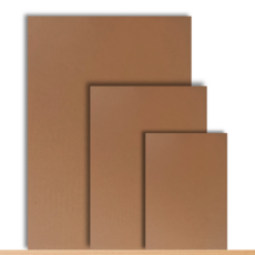 튼튼한 양면골판지 패드 간지 뒷대지 B골 A2 A3 A4, 100개