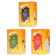 포스티보나 스페인꿀차 3종 꿀홍차 꿀민트 꿀히비스커스 60티백, 1.5g, 3개, 20개입