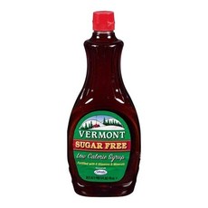Maple Grove Farms Of Vermont 버몬트 슈가 프리 로우 칼로리 시럽, 1개, 355ml