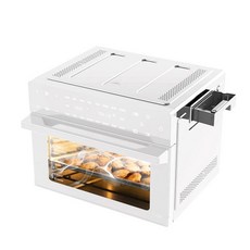 30리터 블랙 스팀 에어프라이어 오븐 18 in 기능 30L 용량 대류 실제 기술 1800, CN, White