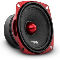 DS18 PRO-X4.4BM 라우드스피커 - 4인치 미드레인지 레드 알루미늄 불릿 200W 최대 100W RMS 4옴 자동차 또는 트럭 스테레오 사운드 시스템용 프리미엄, Bullet_4-Ohms | 4-Inches