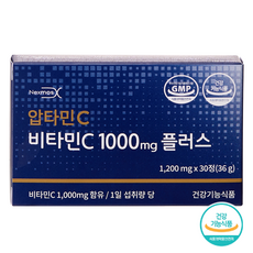 (반가운 웰니스) 정품 압타민C 비타민C1000mg 플러스, 6박스, 30정