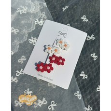 쵸쵸데이 데이지핀 아기핀 보냇핀 보넷핀 꽃핀 베이비핀 미니핀