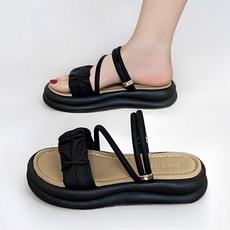 Modern Fashion 여성 발편한 통굽 뮬 슬리퍼 여름 샌들 Y02