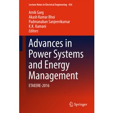 (영문도서) Advances in Power Systems and Energy Management: Etaeere-2016 Hardcover, Springer, English, 9789811043932