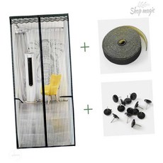 pick 현관문모기장 현관문방충망 스트라이프 문모기장