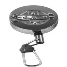 凱思伸縮扣磯釣伸縮扣別針式掛子線夾海釣, 1個, 銀色別針伸縮扣