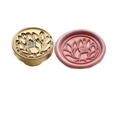 초대장 봉인 스탬프 도장 문양 황동 2.5cm 1개 A, No.2