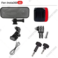 호환AGV K5 헬멧용 CamSteer 맞춤형 알루미늄 턱 마운트 GoPro 12 11 10 Insta360 X4 X5 AcePro2 DJI Acti, 06 for Insta360 X5