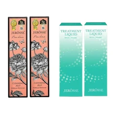 JEROSSE 婕樂纖 婕肌零2瓶 雪聚露2瓶 (卸妝清潔保濕組), 1組