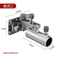 ZHAOYU 趙宇 釣臺大物炮臺架 萬向調節 鋁合金支架, 釣箱大物炮臺架 萬向調節 槍灰 - 28口徑, 1個