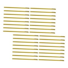 BEBEMOKO 600피스 골든 푸드 백 바인딩 와이어 내구성 있는 트위스트 타이 롤리팝 페이스트리 및 선물 가방용 편리한 밀봉 스트랩 일상용 168640