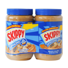 스키피 땅콩버터 수퍼청크, 1.36kg, 2개