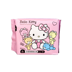 HELLO KITTY 涼感衛生棉系列 超薄, 1個, 涼感萌萌衛生棉-日用24.5cm(8入)