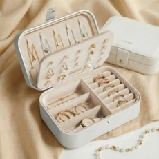 데이버스 2단 오픈형 악세사리 보관함, 1개, 아이보리