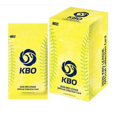 2026 KBO 야구카드 오피셜 컬렉션 30팩 1박스, 1개